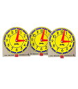 FRANK SCHAFFER出版物J-209041 ORIGINAL MINI CLOCKS 12-PK-WOOD