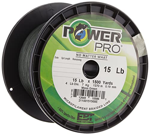 PowerPro Moss Green Line- 6.8kg/ 1500 Yd 21100151500E