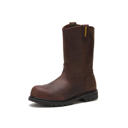 š̤ۡѡ̤ʡ[CATERPILLAR] Men's Revolver Pull-On Steel Toe Boot,Dark Brown,8 M...