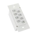 【中古】【未使用・未開封品】Leviton 38?a00???2家ステータススイッチ、8-button、ホワイト