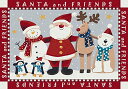 【中古】【未使用 未開封品】Milliken Winter Santa and Friends Christmas Novelty Rug 2 039 8 x 3 039 10 by Milliken