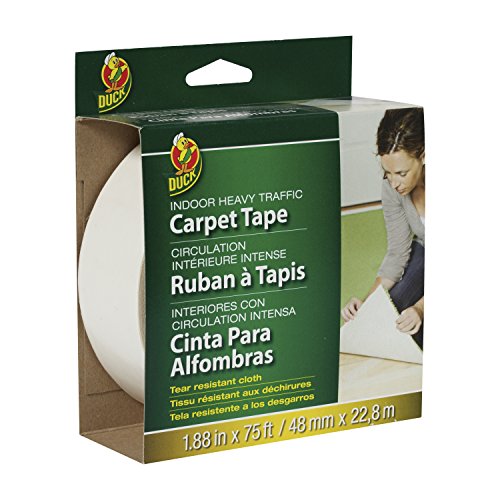 【中古】【未使用・未開封品】Duck Brand 442061 Indoor Heavy Traffic Carpet Tape, 1.88-Inch x 75 Feet, Single Roll by Duck