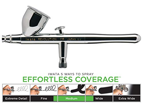 【中古】【未使用・未開封品】Iwata-Medea Revolution CR Dual Action / Large Gravity Feed Cup