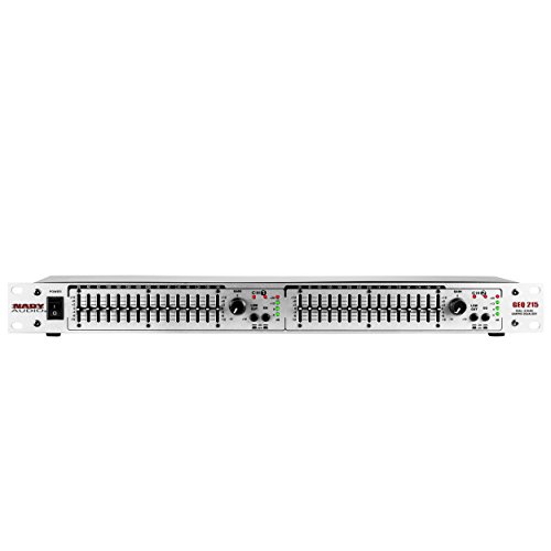Nady GEQ-215 Rackmount Dual 15-Band Stereo Graphic Equalizer by Nady