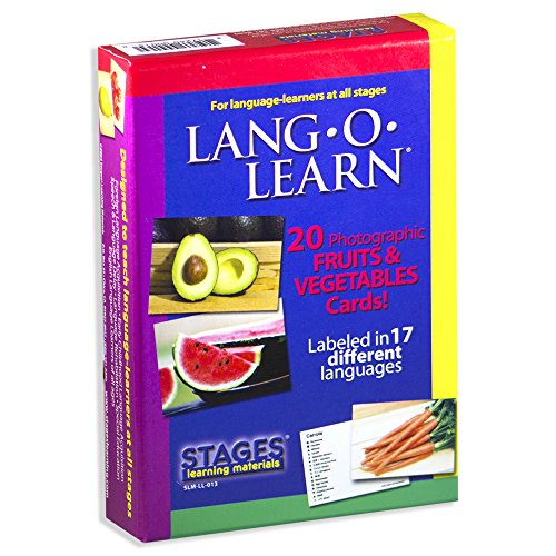 【中古】【未使用・未開封品】Stages LearningマテリアルVocabularyフォトカードFlashcardsの英語、スペイン語、フランス語、ドイツ語、イタリア語、中国& More SLM-LL-013