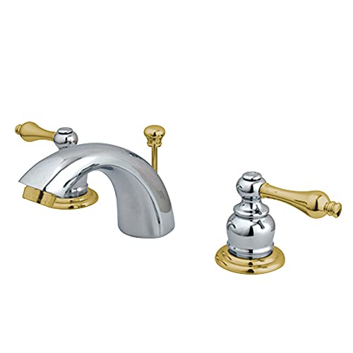 楽天AJIMURA-SHOP【中古】【未使用・未開封品】Kingston Brass KB944AL Two Handle 4 in. to 8 in. Mini Widespread Lavatory Faucet with Retail Pop-up