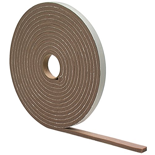 【中古】【未使用・未開封品】M-d Products 02790 .19 in. X 17 ft. Brown Waterproof & Airtight Foam Tape Weather Str