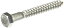 š̤ۡѡ̤ʡThe Hillman Group 832038 5/16 x 2-1/2-Inch Stainless Steel Hex Lag Screw, 25-Pack by The Hillman Group