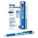 【中古】【未使用・未開封品】 0.7 mm Blue - Pentel e-sharp Automatic Pencil 0.7mm Blue Accents Box of 12 AZ127C 