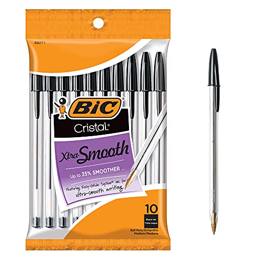 【中古】【未使用・未開封品】BIC Cristal Stic Ball Pen, Medium Point (1.0 mm), Black, 120 Pens ボ..
