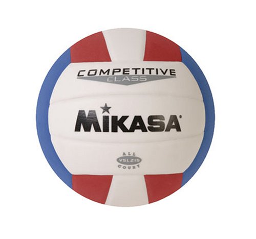 【中古】【未使用 未開封品】(One Size, red/white/bule) - Mikasa Competitive Class Volleyball