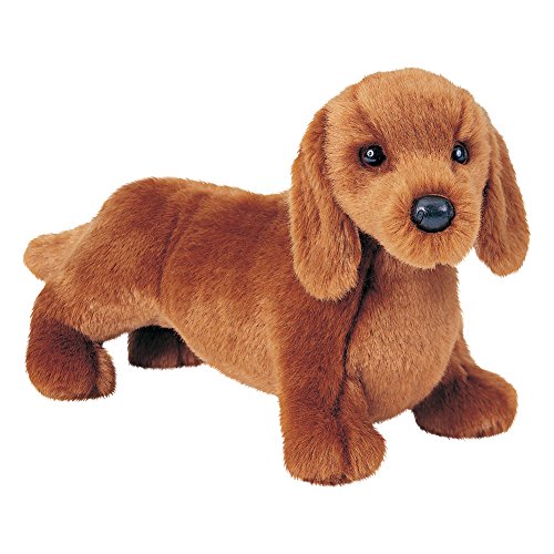 Douglas Cuddle Toys Plush Gretel Red Dachshund 12