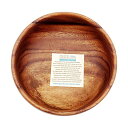 【中古】【未使用・未開封品】Pacific Merchants Acaciaware 6- by 3-Inch Acacia Wood Round Calaba...