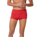 【中古】【未使用・未開封品】Speedo メンズ ポリメッシュスクエアレッグトレーニングスーツ 36 レッド