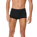 【中古】【未使用・未開封品】Speedo メンズ ポリメッシュスクエアレッグトレーニングスーツ 30 ブラック
