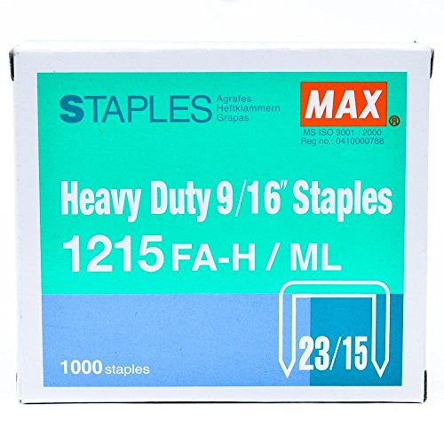 Max USA - 12?Fフラットクリンチ1000pk 9?/ 16?" " Staples、1?K Yield 1215?FAH
