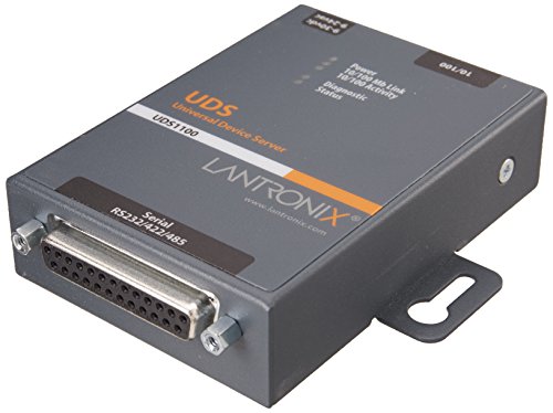 【中古】【未使用 未開封品】Lantronix Device Server UDS1100 One Port Serial (RS232/ RS422/ RS485) to IP Ethernet, UL864 - Device server - 10Mb LAN, 100Mb LAN, RS-2