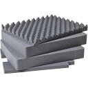 【中古】【未使用・未開封品】PELICAN ハードケース 1561 スペアウレタン 4マイセット グレー 1560-400-000
