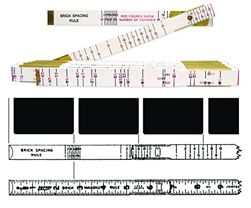 Apex Tool Group656NBrick Masons Rule-6' MASONRY FOLDING RULER (並行輸入品)