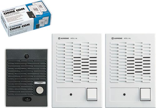 š̤ۡѡ̤ʡAiphone C-123LW ChimeCom Single-Door Answering System with Dual Master and Door Release Button by Aiphone