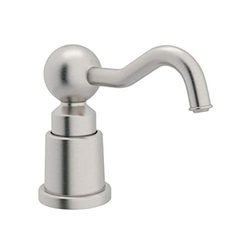 【中古】【未使用・未開封品】Rohl LS650CSTN Luxury Country Soap/Lotion Dispenser with 3-1/2-Inch Reach and One Touch System Satin Nickel [並行輸入品]