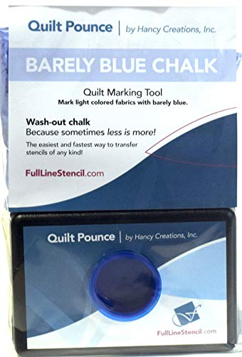 【中古】【未使用 未開封品】Hancy Quilt Pounce Pad W/Chalk Powder-4oz Barely Blue