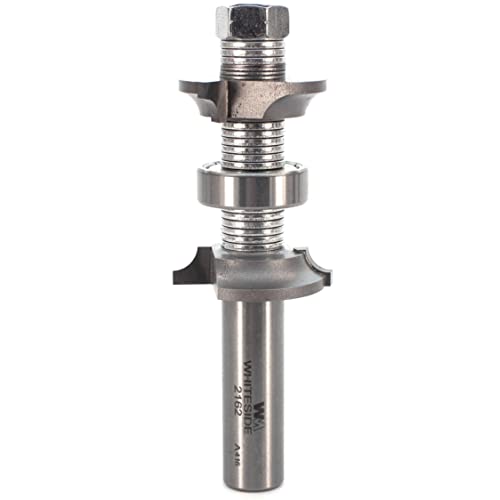 Whiteside Router Bits 2162 Double Round Over Bit with Carbide Tipped 3/16-Inch Radius, 1-1/4-Inch Large Diameter and 1/2-Inch Shank by
