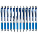 【中古】【未使用・未開封品】(Pack of 12, Blue) - Pentel Energel XM Retractable Gel Pen with 0.7 mm Tip, 0.35 mm Line Width - Blue, Pack of 12