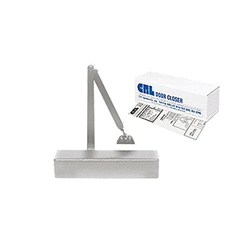 【中古】【未使用・未開封品】C.R. LAURENCE PR76DAA CRL Aluminum Delayed Action Adjustable Spring Power Size 2 to 6 Surface Mount Door Closer