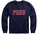 【中古】【未使用・未開封品】University of Pennsylvania Penn Quakers Classicスウェットシャツ M ブルー