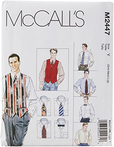 【中古】【未使用・未開封品】2 つの長さと蝶ネクタイ - Y (SM - MED が - LRG) パターンで男性の並ぶベスト、シャツ、ネクタイします。