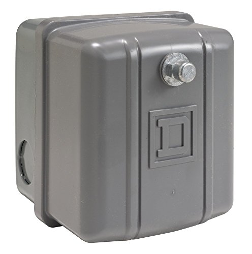 【中古】【未使用・未開封品】Square D by Schneider Electric 9013GHG6J63X Pressure Switch, 200/250 psi Sensor, NEMA 1 Enclosure, 3/8 NPSF, 140-175 psi Points, 2-Way(4.0)
