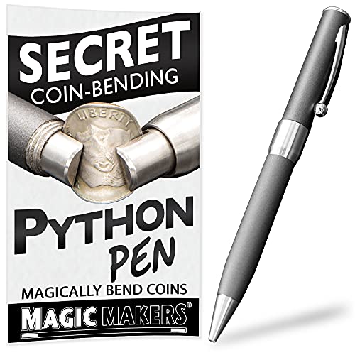 【中古】【未使用・未開封品】The Python Pen - Magic Coin Bending Trick by Magic Makers