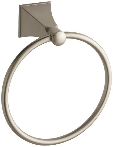 š̤ۡѡ̤ʡ(Vibrant Brushed Bronze) - KOHLER K-487-BV Memoirs Towel Ring with Stately Design, Vibrant Brushed Bronze