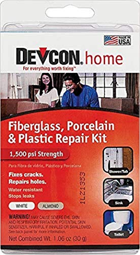 Devconファイバーグラス/磁器/プラスチック浴槽修理キット 1 Pack 90216 1
