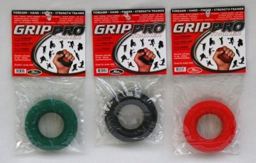 【中古】【未使用 未開封品】Grip Pro Trainer Hand Grip Forearm Strength Gripper 30, 40 50 lbs FULL SET of all 3 weights