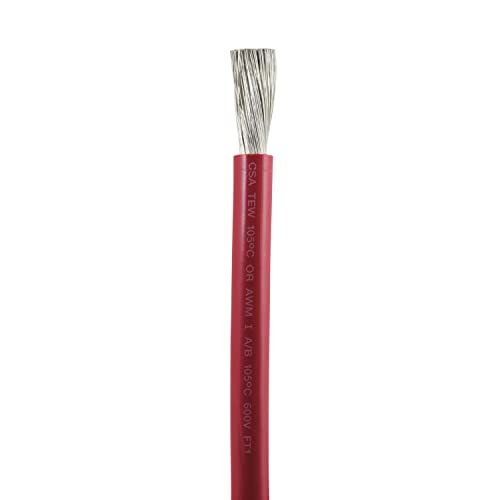 【中古】【未使用・未開封品】Wire, 100' #6 Tinned Copper, Red 【中古】【未使用・未開封品】Wire, 100' #6 Tinned Copper, Red