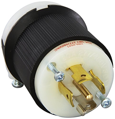 AJIMURA-SHOP㤨֡š̤ۡѡ̤ʡHubbell HBL2521 Locking Plug, 20 amp, 277/480V, L22-20P, Black and White by HubbellפβǤʤ29,995ߤˤʤޤ