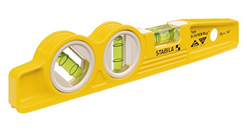 【中古】【未使用・未開封品】Stabila 25245 - Die Cast Magnetic Torpedo with 45 degree vial and V-groove frame by Stabila