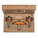 楽天AJIMURA-SHOP【中古】【未使用・未開封品】CMT 800.512.11 3-Piece Standard Kitchen Set in Hardwood Case, 1/2-Inch Shank by CMT