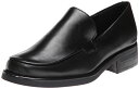 【中古】【未使用・未開封品】Franco Sarto レディース ボッカ スリッポン ローファー, ブラックレザー, 7