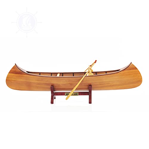 【中古】【未使用・未開封品】Old Modern Handicrafts B013 Indian Girl Canoe Model Boat