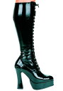 【中古】【未使用・未開封品】Ellie Shoes Women's 5 Inch Heel Stretch Knee Boot With Inner Zippe...