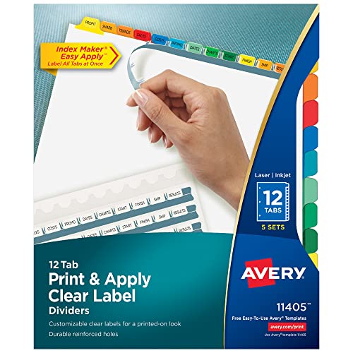【中古】【未使用・未開封品】DIVIDER,IM 12 TAB 5ST,AST [並行輸入品]