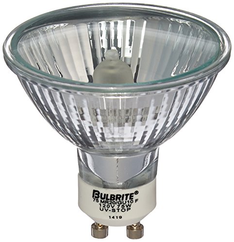 yÁzygpEJizBulbrite 75MR20/GU10F 75-Watt 120-Volt Halogen MR20 Lensed GU10 Base, Flood by Bulbrite