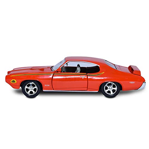 【中古】【未使用・未開封品】MotorMax 1/24 Scale Metal Model 73242 - 1969 Pontiac GTO Judge - Ora..