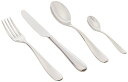 Nuovo Milano by Ettore Sottsass 24 Piece Flatware Set Color: Mirror Polished, Type: Monobloc by Alessi