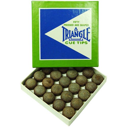š̤ۡѡ̤ʡ(14mm) - Triangle Pool Cue Tips - Box of 50