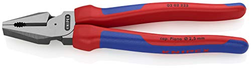 Knipex 0202225 9-Inch High Leverage Combination Pliers - Comfort Grip by KNIPEX Tools
