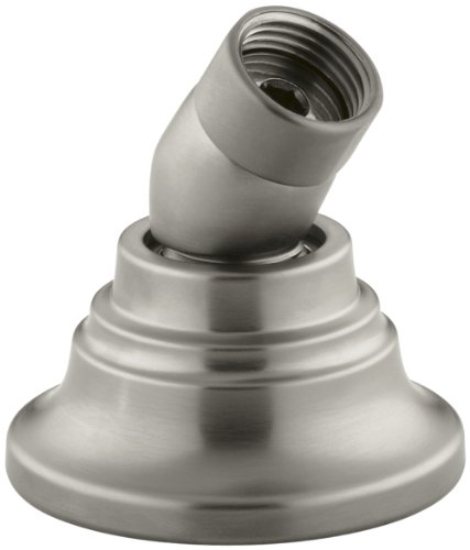 (Brushed Nickel) - KOHLER K-10573-BN Bancroft Deck-Mount Handshower Holder, Vibrant Brushed Nickel